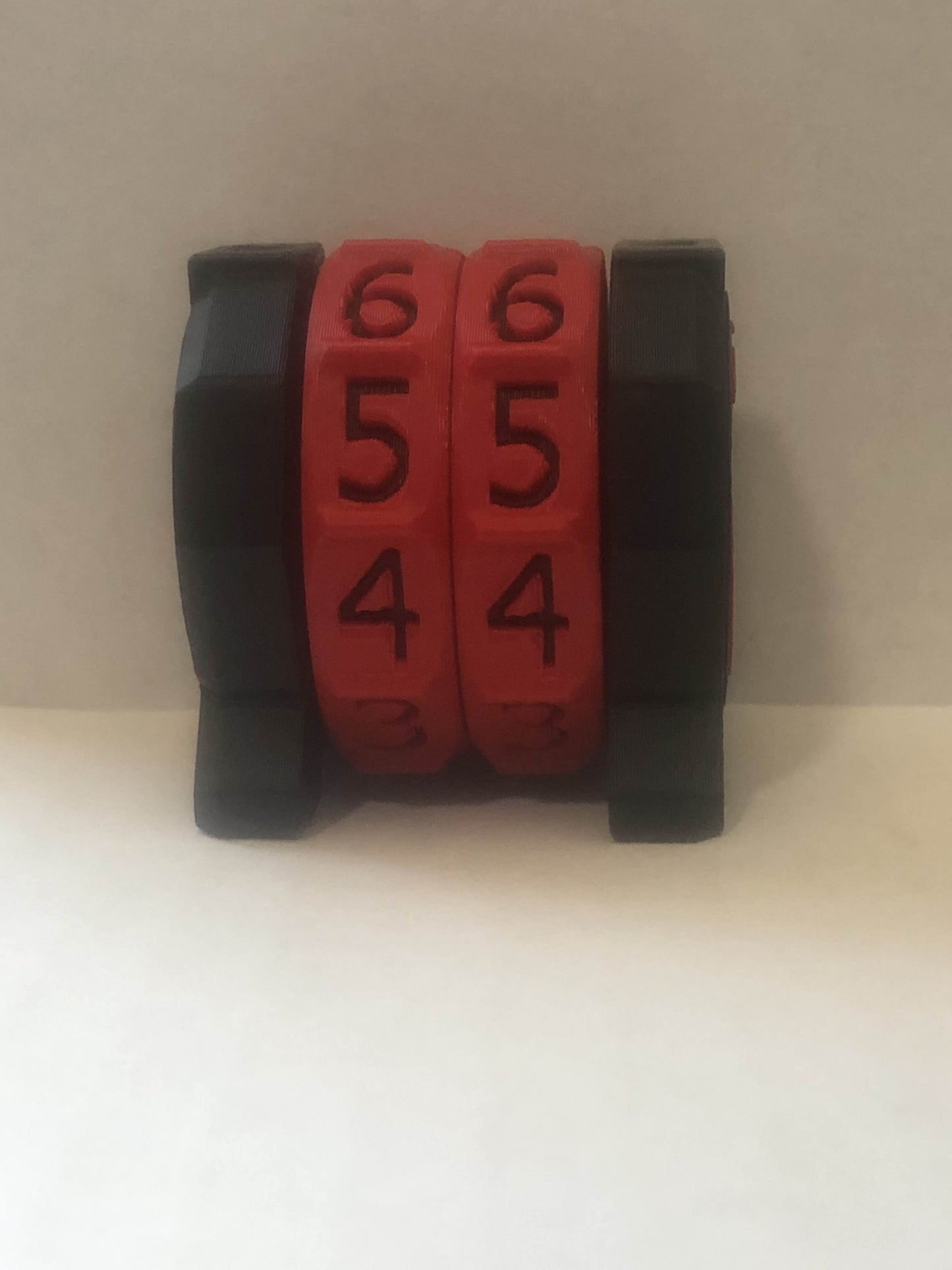 Red Mana-Inspired Life Counter – 3D Printed Game Accessory