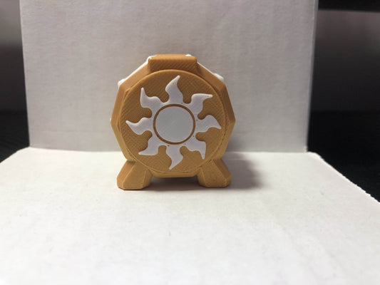 White Mana-Inspired Life Counter – 3D Printed Game Accessory