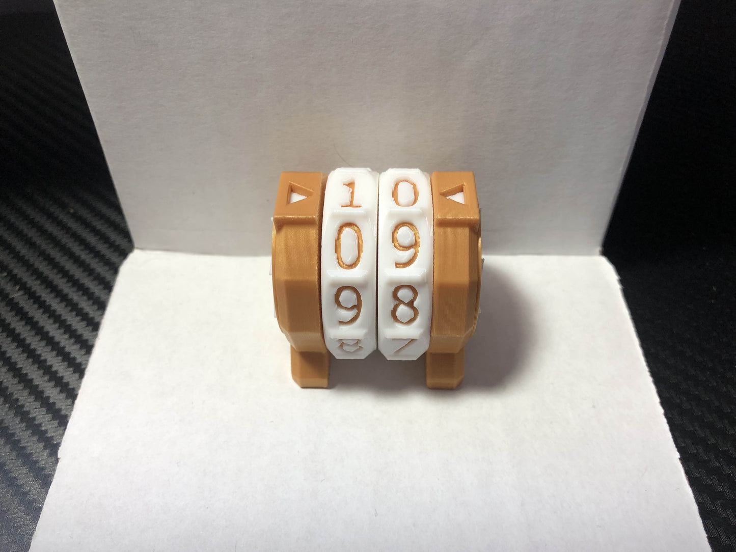 White Mana-Inspired Life Counter – 3D Printed Game Accessory